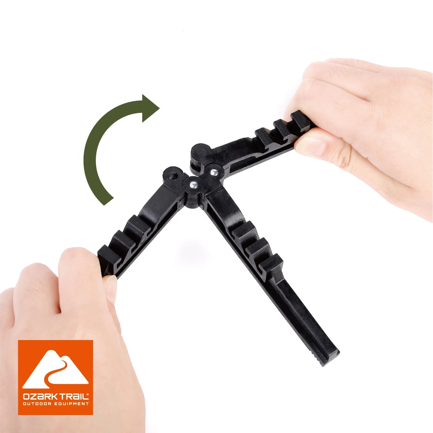 4 Piece Portable Camping Stove Adapter and Stand Set, Propane Compatible, All-In-One Kit