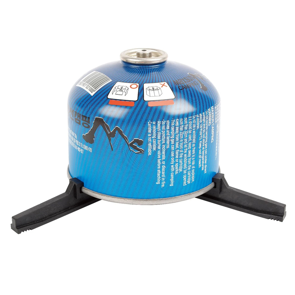 4 Piece Portable Camping Stove Adapter and Stand Set, Propane Compatible, All-In-One Kit